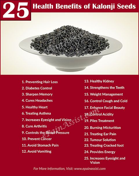 Health Benefits of Kalonji Seeds or Nigella Seeds &  Side ...