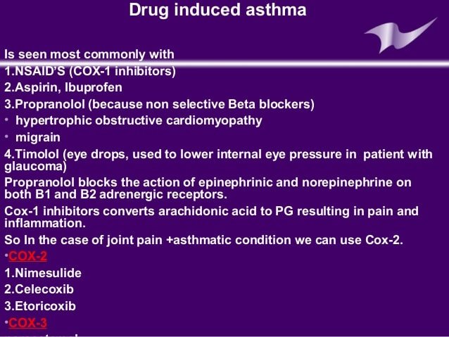 Ibuprofen And Asthma