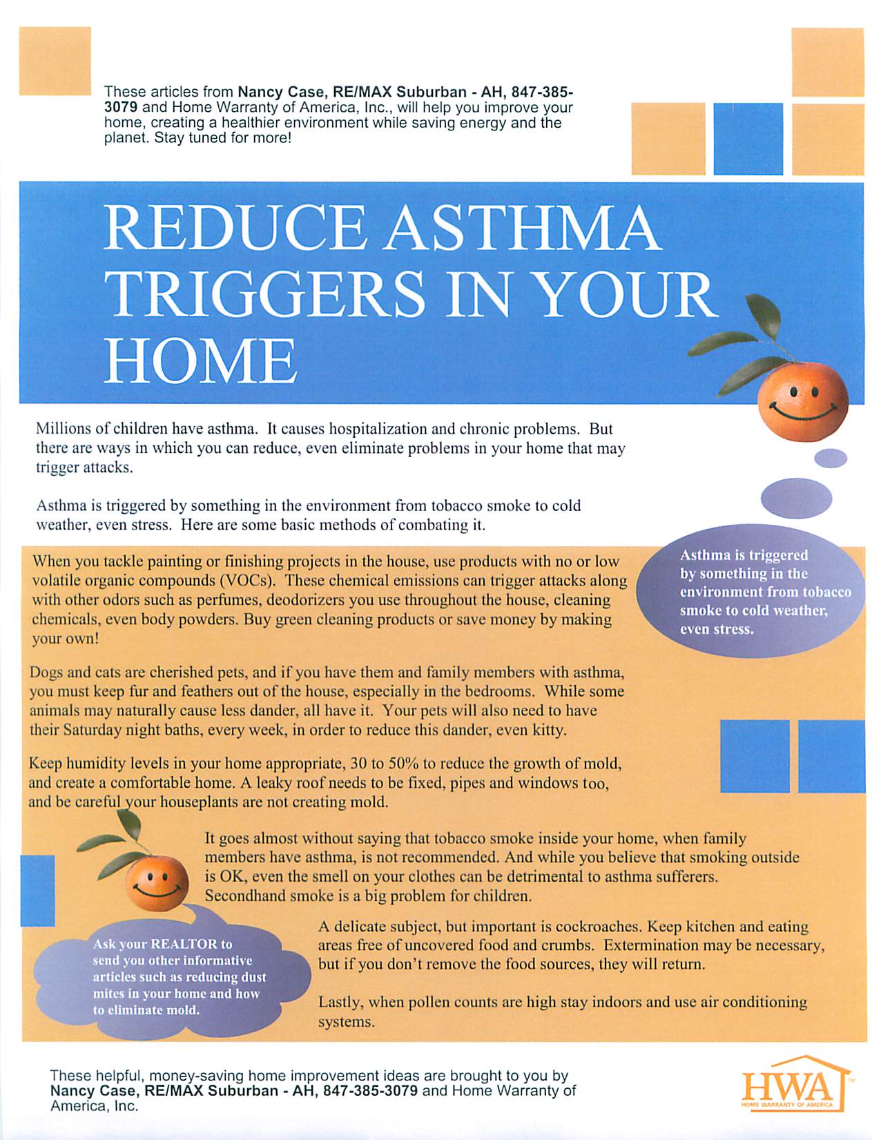 Reduce Asthma Triggers In Your Home