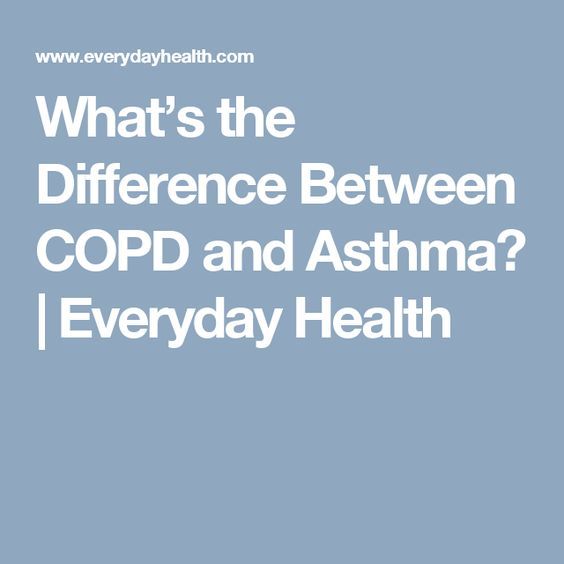 Whatâs the Difference Between COPD and Asthma?